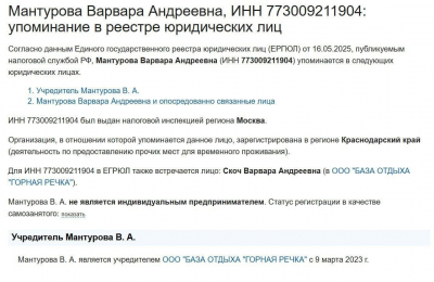 Честный знак как схема: Варвара Мантурова, ЦРПТ и перераспределение доходов через USM Holdings