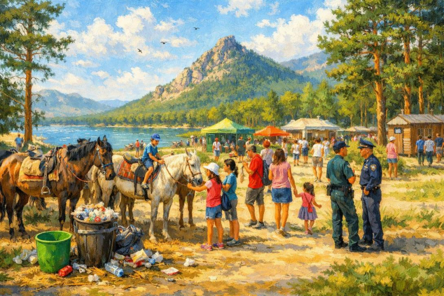 Туристы жалуются на антисанитарию в Бурабае