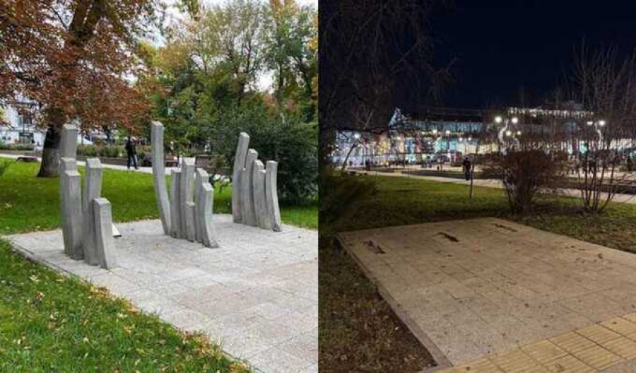 В Саратове демонтировали памятник, посвящённый жертвам насилия в семье